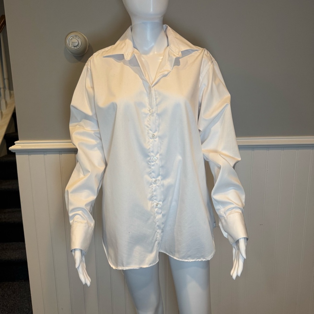 Classic White Button Down Shirt